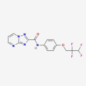 N-[4-(2,2,3,3-tetrafluoropropoxy)phenyl][1,2,4]triazolo[1,5-a]pyrimidine-2-carboxamide