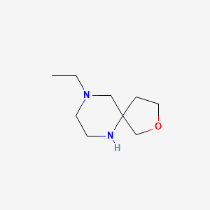 molecular formula C9H18N2O B1492599 9-Ethyl-2-oxa-6,9-diazaspiro[4.5]decane CAS No. 2092583-12-3