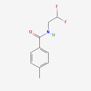 molecular formula C10H11F2NO B14926001 N-(2,2-difluoroethyl)-4-methylbenzamide 