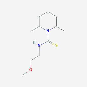 molecular formula C11H22N2OS B14926075 N-(2-methoxyethyl)-2,6-dimethylpiperidine-1-carbothioamide 