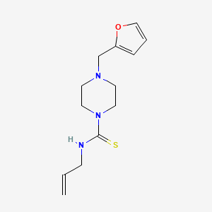 4-(furan-2-ylmethyl)-N-(prop-2-en-1-yl)piperazine-1-carbothioamide