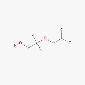 molecular formula C6H12F2O2 B1492610 2-(2,2-二氟乙氧基)-2-甲基丙醇 CAS No. 1860560-17-3