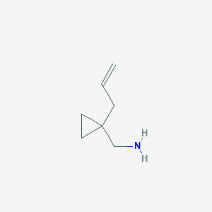 molecular formula C7H13N B1492611 (1-Allylcyclopropyl)methanamine CAS No. 1849359-34-7