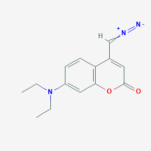 molecular formula C14H15N3O2 B149263 4-(重氮甲基)-7-(二乙基氨基)香豆素 CAS No. 88861-43-2