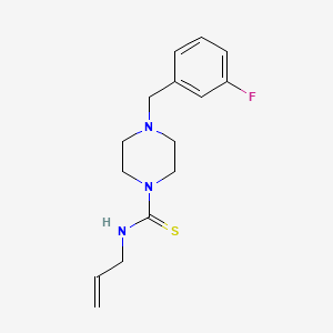 molecular formula C15H20FN3S B14926377 4-(3-fluorobenzyl)-N-(prop-2-en-1-yl)piperazine-1-carbothioamide 