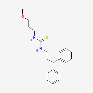 molecular formula C20H26N2OS B14926485 1-(3,3-Diphenylpropyl)-3-(3-methoxypropyl)thiourea 