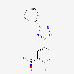 5-(4-Chloro-3-nitrophenyl)-3-phenyl-1,2,4-oxadiazole