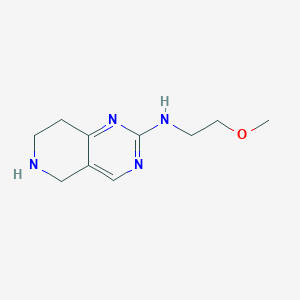 molecular formula C10H16N4O B1492654 N-(2-methoxyethyl)-5,6,7,8-tetrahydropyrido[4,3-d]pyrimidin-2-amine CAS No. 2098097-24-4