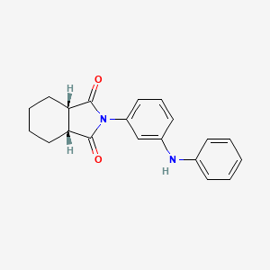 (3aR,7aS)-2-[3-(phenylamino)phenyl]hexahydro-1H-isoindole-1,3(2H)-dione