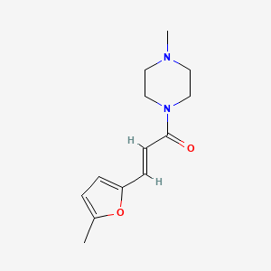 (2E)-3-(5-methylfuran-2-yl)-1-(4-methylpiperazin-1-yl)prop-2-en-1-one