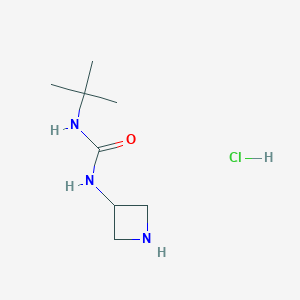 molecular formula C8H18ClN3O B1492702 1-(Azetidin-3-yl)-3-(tert-butyl)urea hydrochloride CAS No. 2098093-26-4