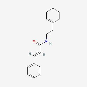 molecular formula C17H21NO B14927032 N-(2-Cyclohex-1-enyl-ethyl)-3-phenyl-acrylamide 