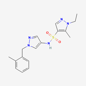 1-ethyl-5-methyl-N-[1-(2-methylbenzyl)-1H-pyrazol-4-yl]-1H-pyrazole-4-sulfonamide