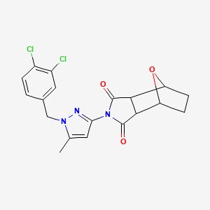 2-[1-(3,4-dichlorobenzyl)-5-methyl-1H-pyrazol-3-yl]hexahydro-1H-4,7-epoxyisoindole-1,3(2H)-dione