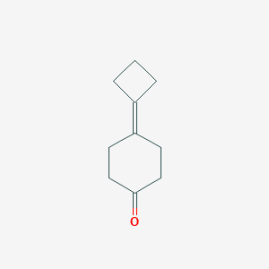 molecular formula C10H14O B1492724 4-Cyclobutylidenecyclohexan-1-one CAS No. 1955547-55-3