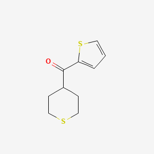 molecular formula C10H12OS2 B1492731 （四氢-2H-噻吩-4-基）（噻吩-2-基）甲苯酮 CAS No. 2025697-48-5