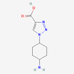 B1492743 1-(4-aminocyclohexyl)-1H-1,2,3-triazole-4-carboxylic acid CAS No. 2097996-38-6
