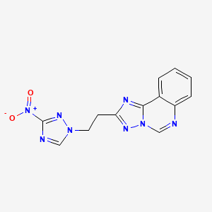 2-[2-(3-nitro-1H-1,2,4-triazol-1-yl)ethyl][1,2,4]triazolo[1,5-c]quinazoline