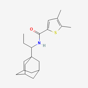 N~2~-[1-(1-Adamantyl)propyl]-4,5-dimethyl-2-thiophenecarboxamide