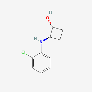 molecular formula C10H12ClNO B1492756 反式-2-[(2-氯苯基)氨基]环丁醇 CAS No. 2155614-33-6
