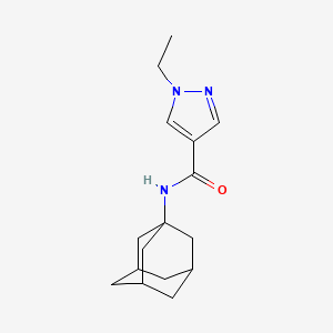 N~4~-(1-Adamantyl)-1-ethyl-1H-pyrazole-4-carboxamide