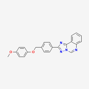 2-{4-[(4-Methoxyphenoxy)methyl]phenyl}[1,2,4]triazolo[1,5-c]quinazoline