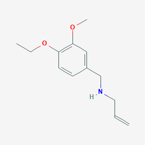 molecular formula C13H19NO2 B14927852 [(4-Ethoxy-3-methoxyphenyl)methyl](prop-2-EN-1-YL)amine 