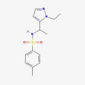 N-[1-(1-ethyl-1H-pyrazol-5-yl)ethyl]-4-methylbenzenesulfonamide