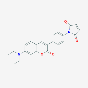B149280 7-Diethylamino-3-(4-maleimidophenyl)-4-methylcoumarin CAS No. 76877-33-3