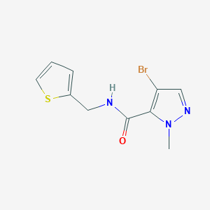 4-bromo-1-methyl-N-(2-thienylmethyl)-1H-pyrazole-5-carboxamide