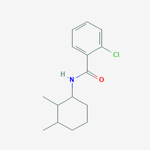 molecular formula C15H20ClNO B14928047 2-chloro-N-(2,3-dimethylcyclohexyl)benzamide 