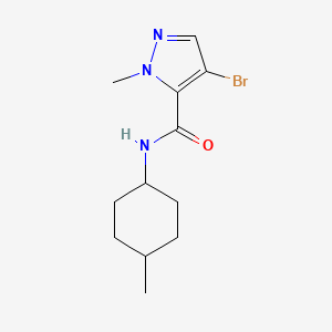 4-bromo-1-methyl-N-(4-methylcyclohexyl)-1H-pyrazole-5-carboxamide