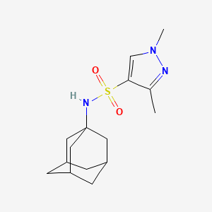 N~4~-(1-Adamantyl)-1,3-dimethyl-1H-pyrazole-4-sulfonamide