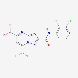 N-(2,3-dichlorophenyl)-5,7-bis(difluoromethyl)pyrazolo[1,5-a]pyrimidine-2-carboxamide