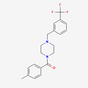 (4-Methylphenyl){4-[3-(trifluoromethyl)benzyl]piperazin-1-yl}methanone