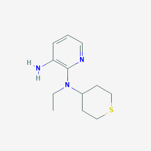 N2-ethyl-N2-(tetrahydro-2H-thiopyran-4-yl)pyridine-2,3-diamine