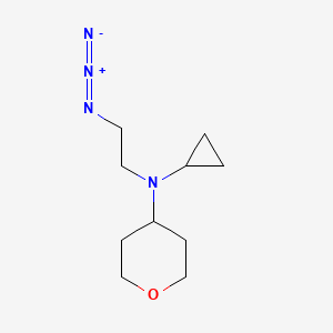 N-(2-azidoethyl)-N-cyclopropyltetrahydro-2H-pyran-4-amine