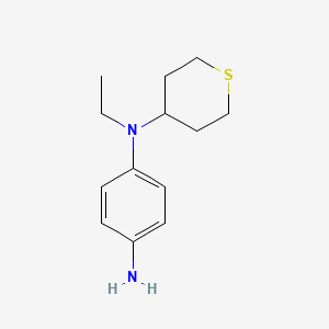 N1-ethyl-N1-(tetrahydro-2H-thiopyran-4-yl)benzene-1,4-diamine