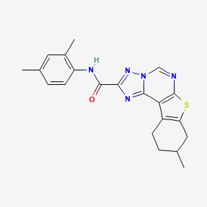 N-(2,4-dimethylphenyl)-9-methyl-8,9,10,11-tetrahydro[1]benzothieno[3,2-e][1,2,4]triazolo[1,5-c]pyrimidine-2-carboxamide