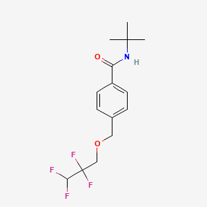 N-tert-butyl-4-[(2,2,3,3-tetrafluoropropoxy)methyl]benzamide