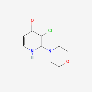 molecular formula C9H11ClN2O2 B1492890 3-Chloro-2-(morpholin-4-yl)pyridin-4-ol CAS No. 1420034-39-4