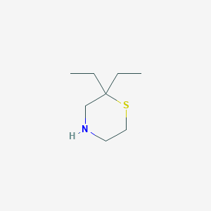 molecular formula C8H17NS B1492894 2,2-Diethylthiomorpholine CAS No. 1803585-24-1