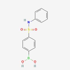 molecular formula C12H12BNO4S B1492897 4-(Phenylsulfamoyl)benzeneboronic acid CAS No. 2096334-44-8