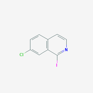 molecular formula C9H5ClIN B1492901 7-Chloro-1-iodoisoquinoline CAS No. 1203579-27-4