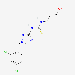 molecular formula C14H17Cl2N5OS B14929068 1-[1-(2,4-dichlorobenzyl)-1H-1,2,4-triazol-3-yl]-3-(3-methoxypropyl)thiourea 