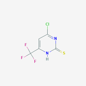 molecular formula C5H2ClF3N2S B1492909 4-Chloro-6-(trifluoromethyl)pyrimidine-2-thiol CAS No. 1379310-59-4