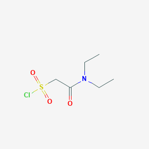 molecular formula C6H12ClNO3S B1492913 (Diethylcarbamoyl)methanesulfonyl chloride CAS No. 1354703-05-1