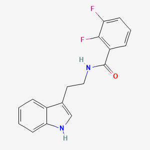 molecular formula C17H14F2N2O B14929162 2,3-difluoro-N-[2-(1H-indol-3-yl)ethyl]benzamide 