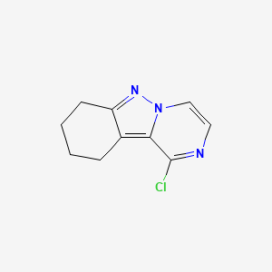 molecular formula C10H10ClN3 B1492923 1-Chloro-7,8,9,10-tetrahydropyrazino[1,2-b]indazole CAS No. 1602279-99-1