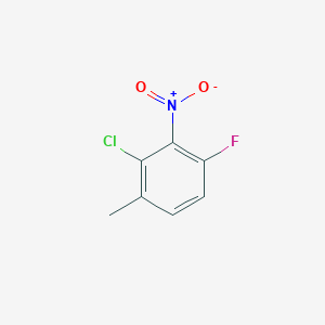 molecular formula C7H5ClFNO2 B1492946 2-Chloro-4-fluoro-3-nitrotoluene CAS No. 1805115-44-9